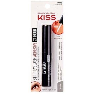 Kiss Strip Eyelash Adhesive- 24 hr Clear
