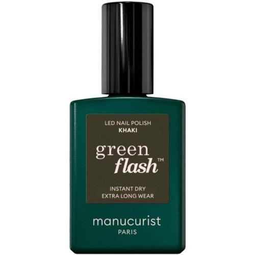 Manucurist Green Flash Gel Polish Khaki