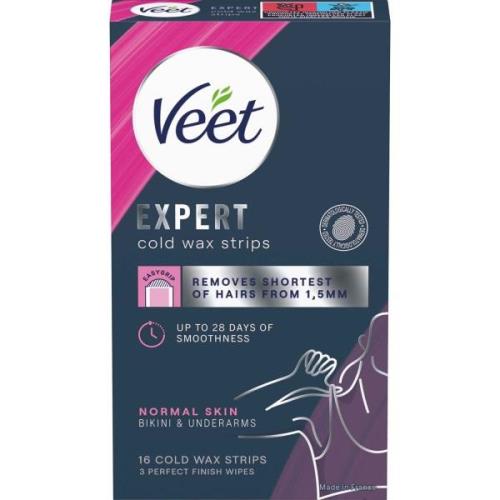 Veet EasyGrip Ready-to-use Wax Strips Bikini & Under Armar Normal