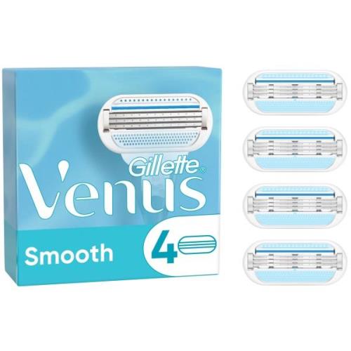 Gillette Venus Smooth Razor blades 4-pack 4 kpl