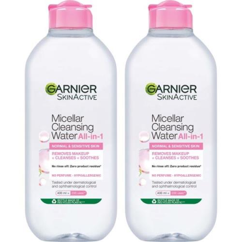 Garnier Micellar Cleansing Water Normal & Sensitive Skin Duo