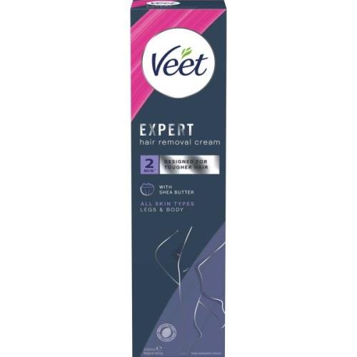 Veet Expert Hair Removal Cream All Skin Types Legs & Body 200 ml