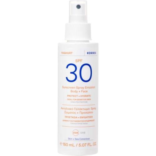 Korres Yoghurt Sunscreen Spray Emulsion SPF 30 Body + Face 150 ml