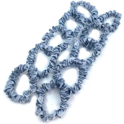 PIPOL BAZAAR Skinny Scrunchie 10pcs Grey