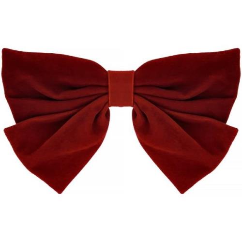 By Lyko Velvet Bow Hairclip Ruby Red