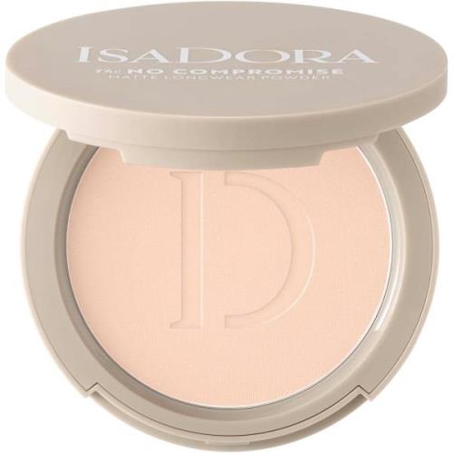 IsaDora The No Compromise Matte Longwear Powder 61 Cool Ivory