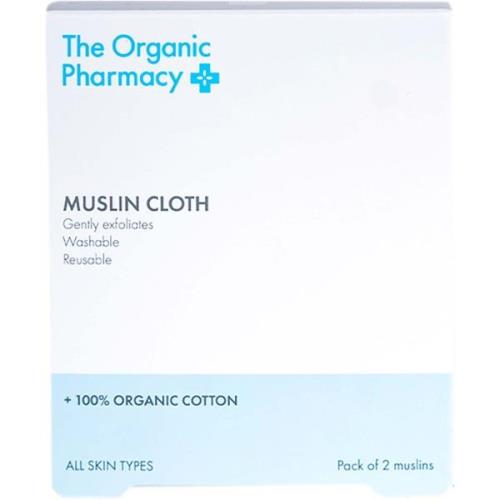 The Organic Pharmacy Organic Muslin Cloth 2 kpl