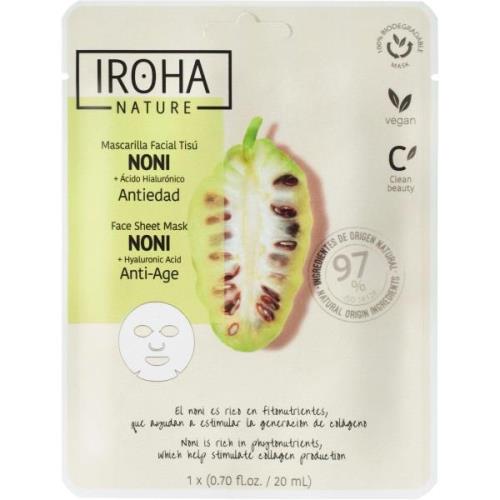 IROHA NATURE Anti-Age Noni Face Sheet Mask