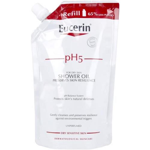 Eucerin pH5 Shower Oil Refill Hajusteeton 400 ml