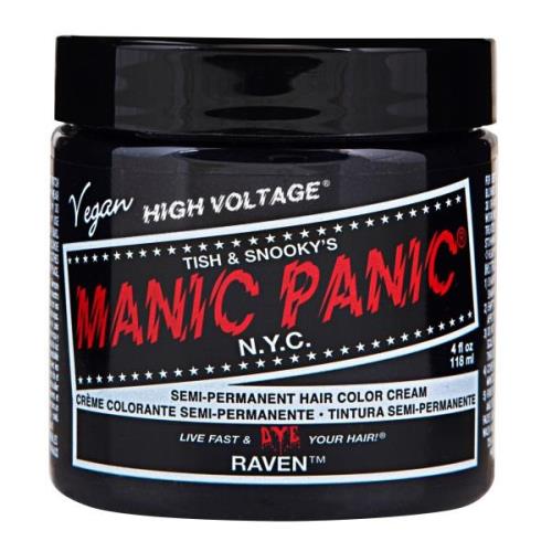 Manic Panic Semi-Permanent Hair Color Cream Classic Raven