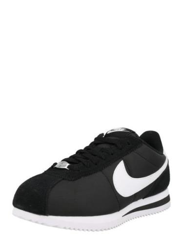 Nike Sportswear Matalavartiset tennarit 'CORTEZ'  musta / valkoinen