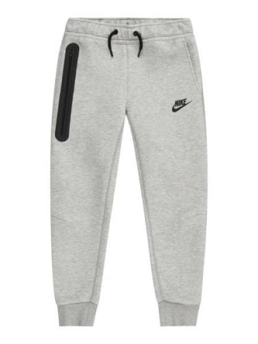 Nike Sportswear Housut  meleerattu harmaa / musta