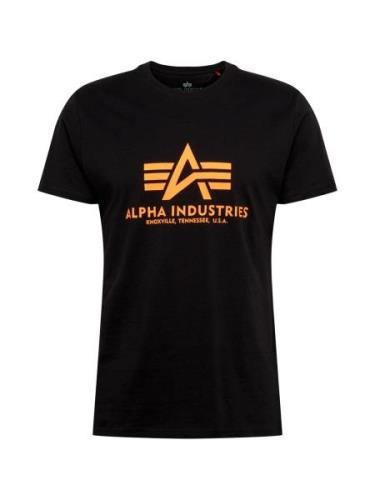 ALPHA INDUSTRIES Paita  neonoranssi / musta