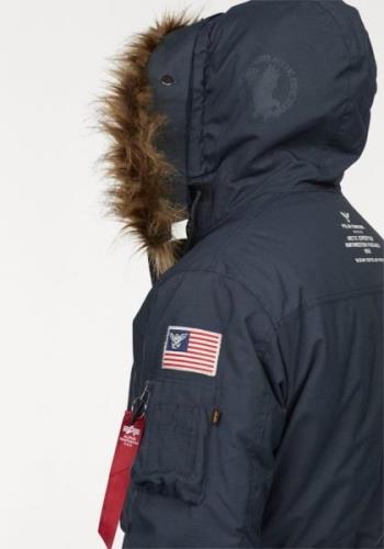 ALPHA INDUSTRIES Talviparka 'Polar'  yönsininen / monivärinen