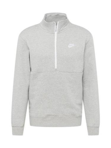 Nike Sportswear Collegepaita  vaaleanharmaa / valkoinen