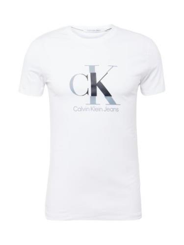 Calvin Klein Jeans Paita  hopeanharmaa / musta / valkoinen