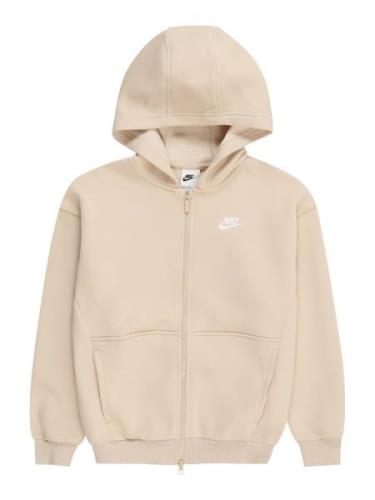 Nike Sportswear Collegetakki  hiekka / valkoinen