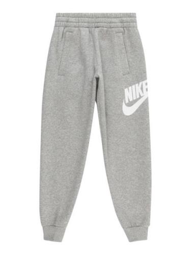 Nike Sportswear Housut  meleerattu harmaa / valkoinen