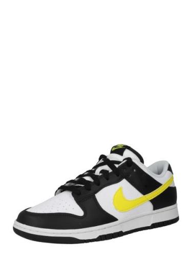 Nike Sportswear Matalavartiset tennarit 'DUNK'  keltainen / musta / va...