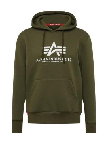 ALPHA INDUSTRIES Collegepaita  oliivi / valkoinen