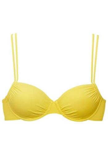 BUFFALO Bikinitoppi 'Happy'  keltainen