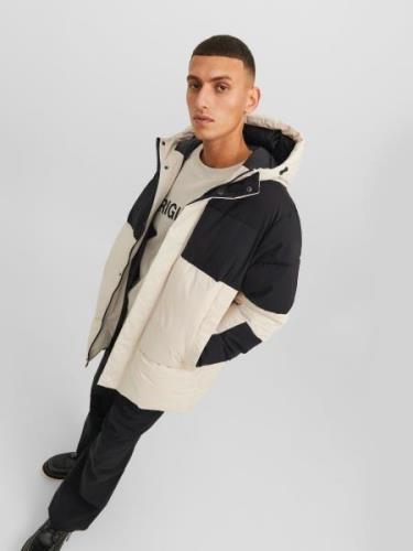 JACK & JONES Talvitakki 'FORCE'  kerma / musta