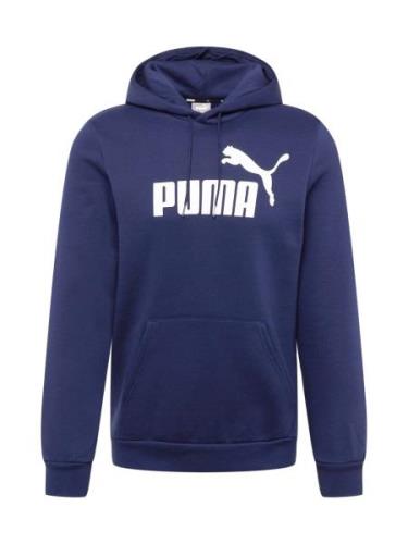 PUMA Urheilullinen collegepaita 'Essentials'  laivastonsininen / valko...