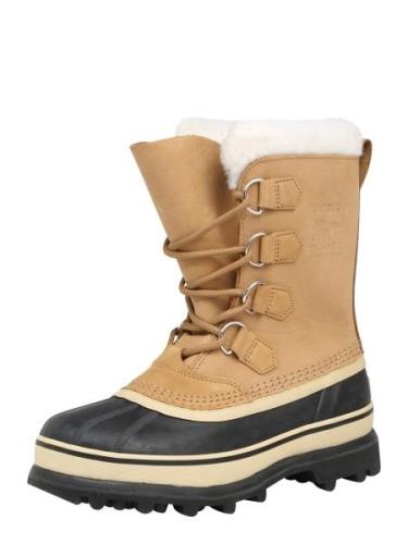 SOREL Talvisaappaat 'Caribou'  beige / musta