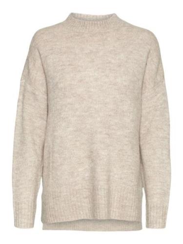 VERO MODA Neulepaita 'VMLefile'  meleerattu beige