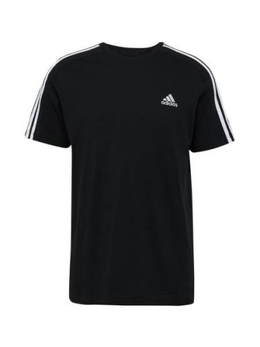 ADIDAS SPORTSWEAR Toiminnallinen paita 'Essentials'  musta / valkoinen