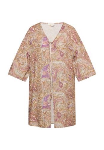 usha FESTIVAL Kimono  beige / vaaleanruskea / lila / valkoinen