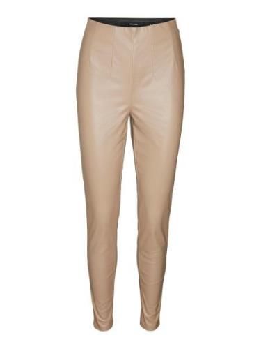 VERO MODA Leggingsit 'LANA'  vaaleanruskea