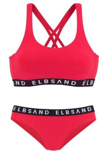 Elbsand Bikini  punainen / musta / valkoinen