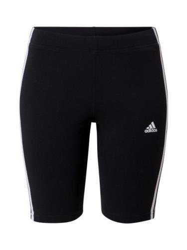 ADIDAS SPORTSWEAR Urheiluhousut 'Essentials'  musta / valkoinen