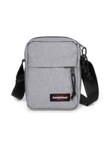 EASTPAK Olkalaukku 'The One'  meleerattu harmaa / burgundin punainen /...