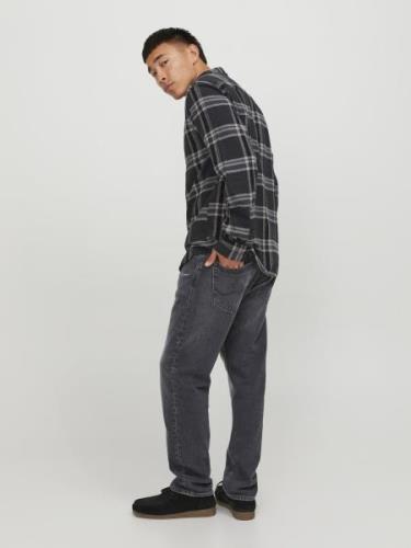 JACK & JONES Farkut 'JJMike'  musta denim