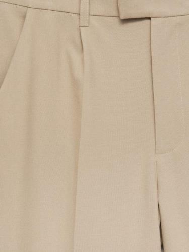 Pull&Bear Suorat housut  vaaleanruskea