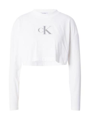 Calvin Klein Jeans Paita  basaltinharmaa / valkoinen