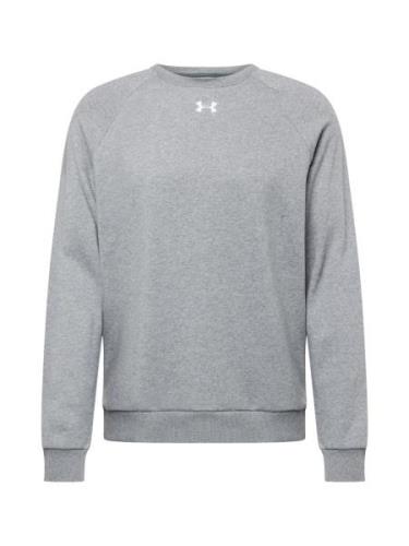 UNDER ARMOUR Urheilullinen collegepaita 'Rival'  meleerattu harmaa / v...