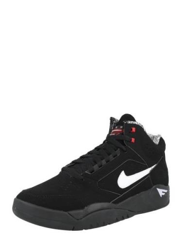 Nike Sportswear Korkeavartiset tennarit 'AIR FLIGHT LITE'  musta / val...