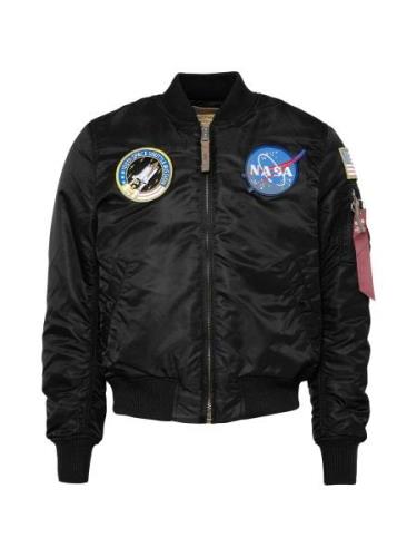 ALPHA INDUSTRIES Välikausitakki 'Nasa'  musta