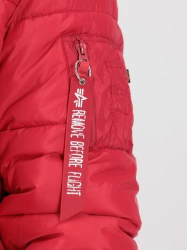 ALPHA INDUSTRIES Välikausitakki 'MA-1'  punainen