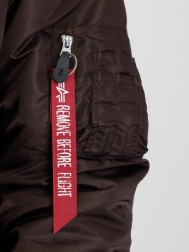 ALPHA INDUSTRIES Välikausitakki  ruskea / punainen