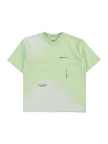 Calvin Klein Jeans Paita  vaaleanvihreä / musta / valkoinen