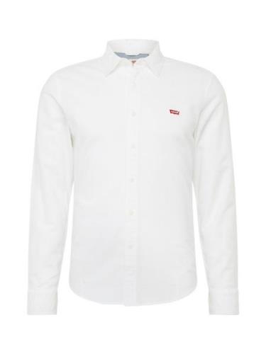 LEVI'S ® Paita 'LS Battery HM Shirt Slim'  punainen / valkoinen