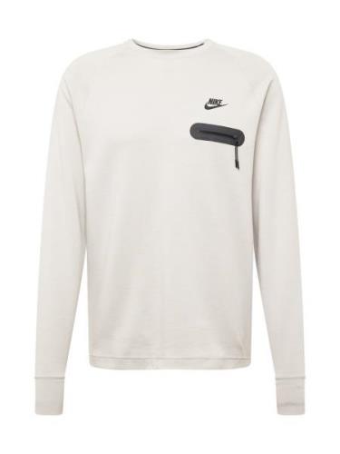 Nike Sportswear Collegepaita 'TECH'  vaaleanharmaa / musta
