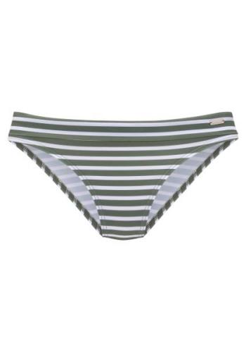 VENICE BEACH Bikinihousut  tummanvihreä / offwhite