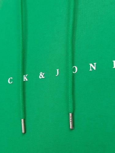 JACK & JONES Collegepaita 'Star'  vihreä / offwhite
