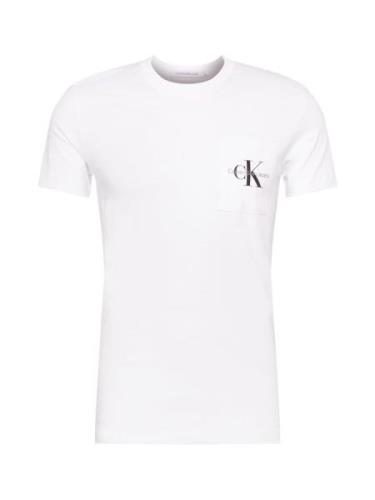 Calvin Klein Jeans Paita  harmaa / musta / valkoinen