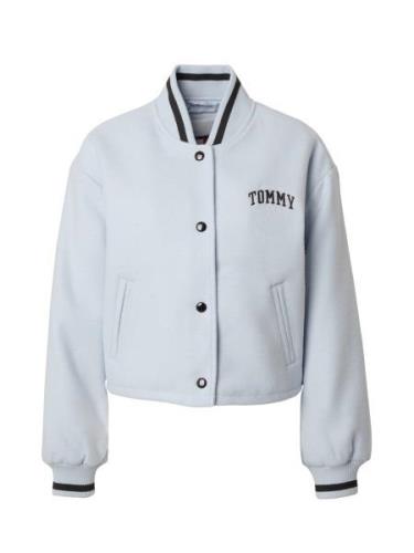 Tommy Jeans Välikausitakki 'Varsity'  vaaleansininen / musta / valkoin...